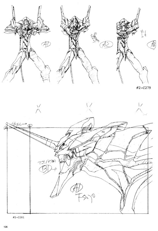 Otaku Gallery  / Art Books / Evangelion - Groundworks Volume 1 / 021b.jpg